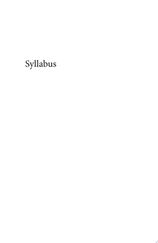 Syllabus: The Remarkable, Unremarkable Document That Changes Everything (Skills for Scholars)