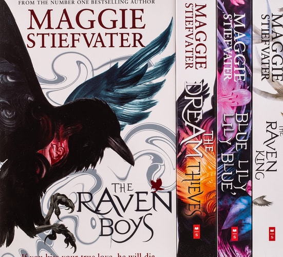 The Raven Cycle Series 4 Books Collection Box Set by Maggie Stiefvater (The Raven King, Blue Lily Lily Blue, The Dream Thieves, The Raven Boys)