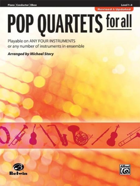 Pop Quartets for All - Piano / Conductor / Oboe