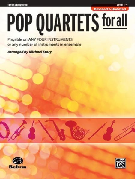 Pop Quartets for All - Tenor Saxophone