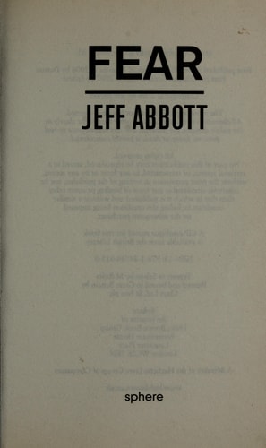 Fear [Paperback] Jeff Abbott