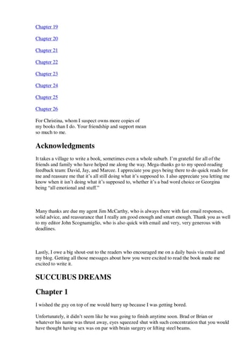 Succubus Dreams (Georgina Kincaid, Book 3)