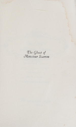 The Ghost of Monsieur Scarron