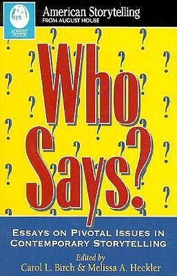 Who Says?
