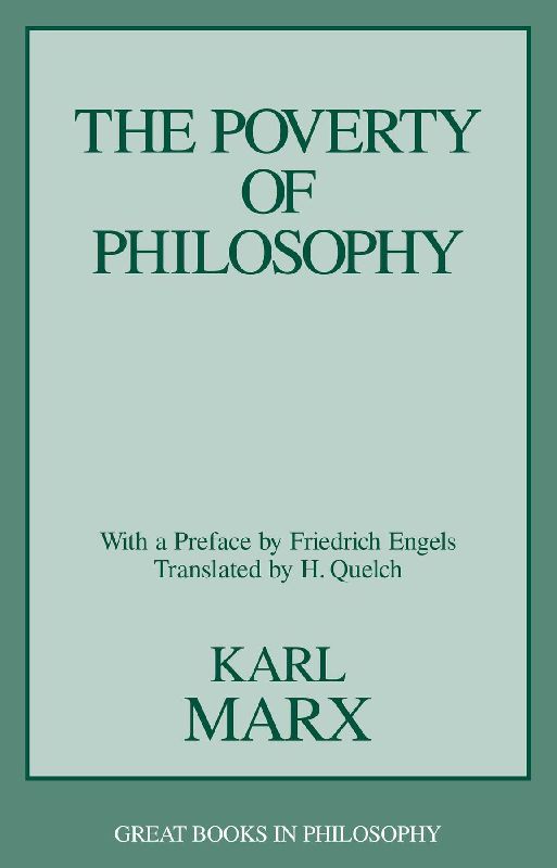 The Poverty of Philosophy