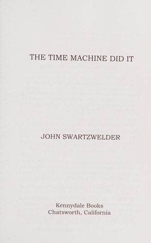 The Time Machine Did It