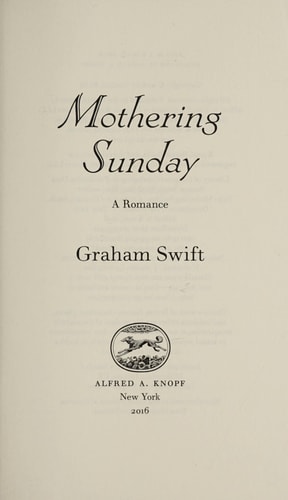 Mothering Sunday: A Romance