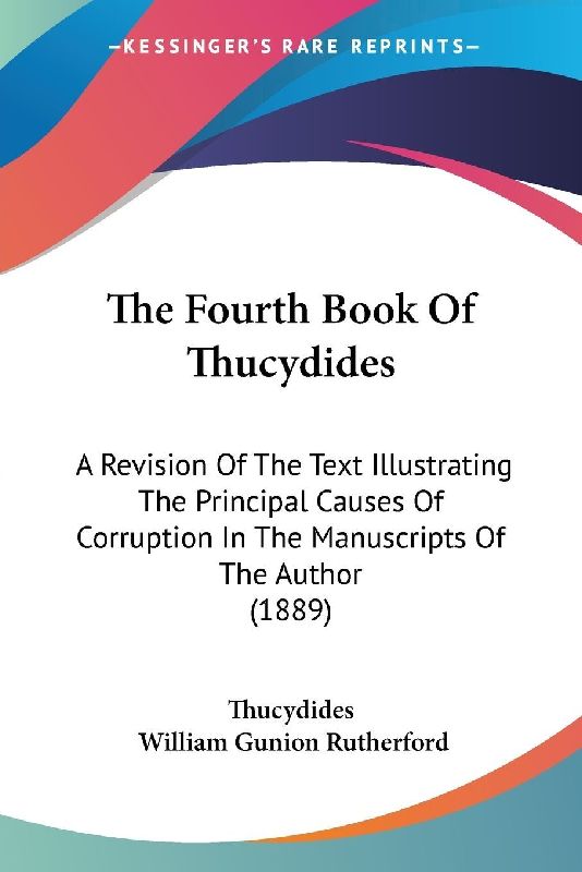 The Fourth Book Of Thucydides