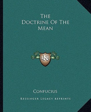 The Doctrine Of The Mean
