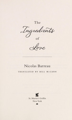 The Ingredients of Love: A Novel