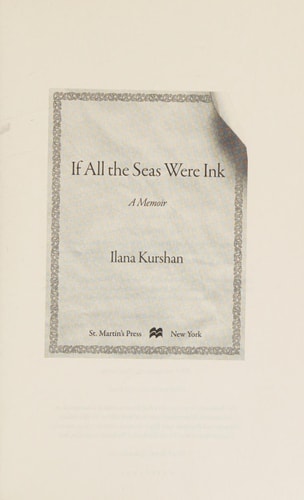 If All the Seas Were Ink: A Memoir