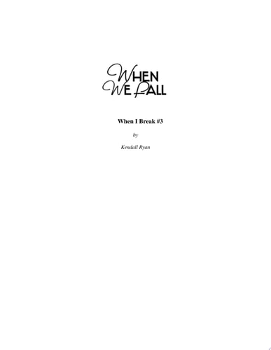 When We Fall