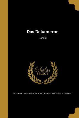 Das Dekameron; Band 3