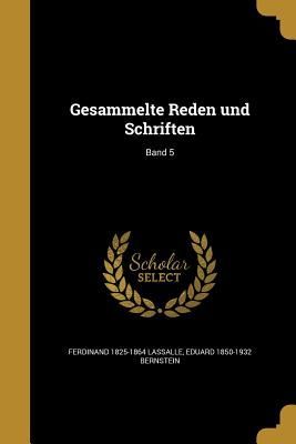 Gesammelte Reden und Schriften; Band 5