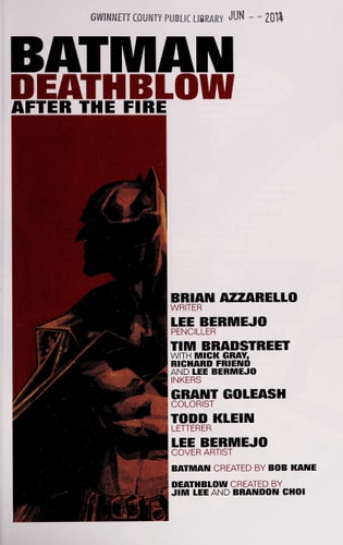 Batman/Deathblow: After the Fire Deluxe Edition