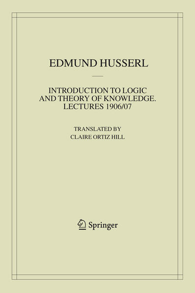 Introduction to Logic and Theory of Knowledge