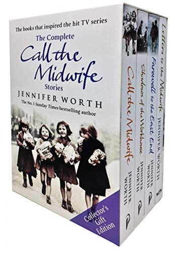 The Complete Call the Midwife Stories Jennifer Worth 4 Books Collector's Gift-Edition (Shadows of the Workhouse, Farewell to the East End, Call the Midwife, Letters to the Midwife)