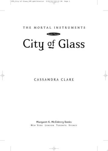 City of Glass (The Mortal Instruments, Band 3)