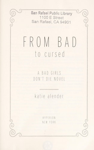 From Bad to Cursed (Bad Girls Don't Die, 2)