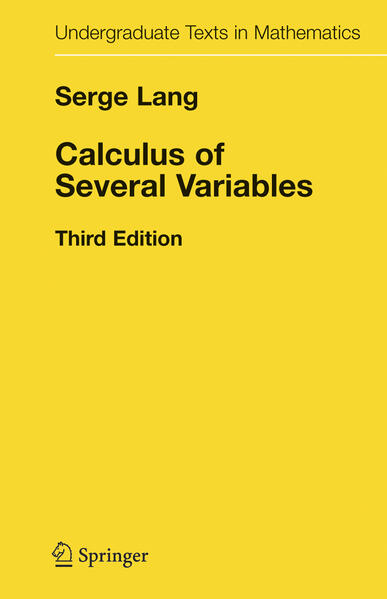 Calculus of Several Variables