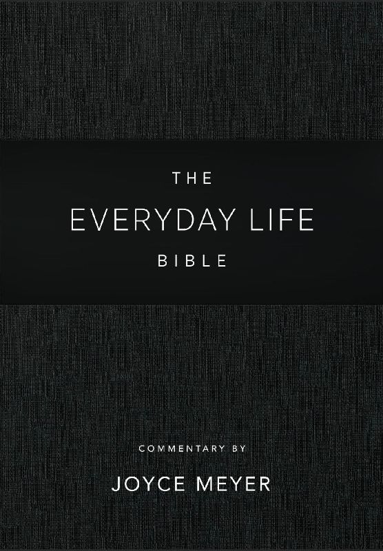 Everyday Life Bible: Black LeatherLuxe®