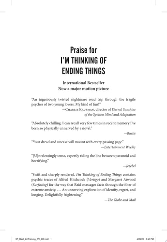 I'm Thinking of Ending Things: A Novel