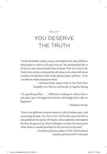 You Deserve the Truth: Change the Stories that Shaped Your World and Build a World-Changing Life