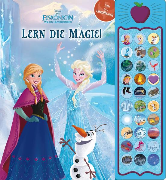 30-Button-Soundbuch - Disney - Die Eiskönigin, Lern die Magie! - interaktives Bilderbuch mit 30 zauberhaften Geräuschen