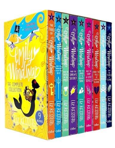 Tail of Emily Windsnap Series the Complete Collection 9 Books Box Set by liz Kessler (Tides of Time, Pirate Price, Falls of Forgotten island,Ship of the Midnight Sun & More)