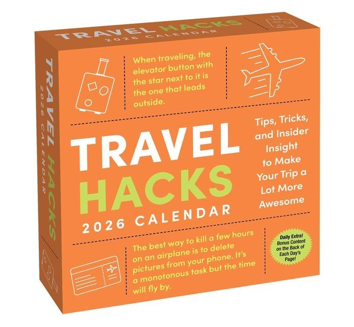 Travel Hacks 2026 Day-To-Day Calendar