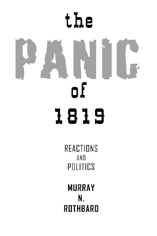 The Panic of 1819