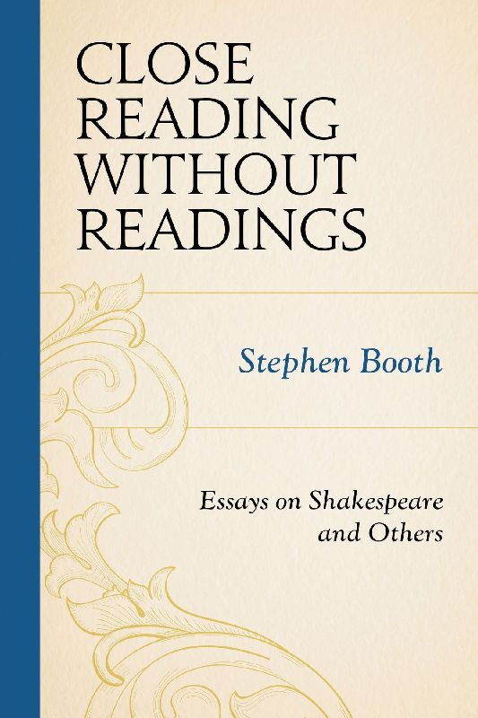 Close Reading without Readings