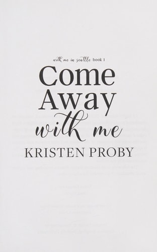 Come Away With Me (With Me In Seattle)
