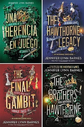The Inheritance Games 4-book Set by Jennifer Lynn Barnes (The Inheritance Games, The Hawthorne Legacy, The Final Gambit, The Brothers Hawthorne)