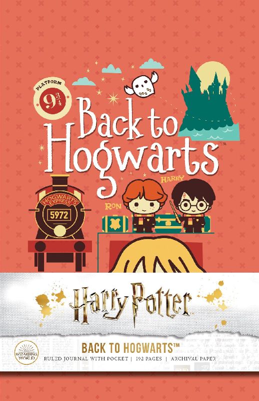 Harry Potter: Back to Hogwarts Hardcover Ruled Journal