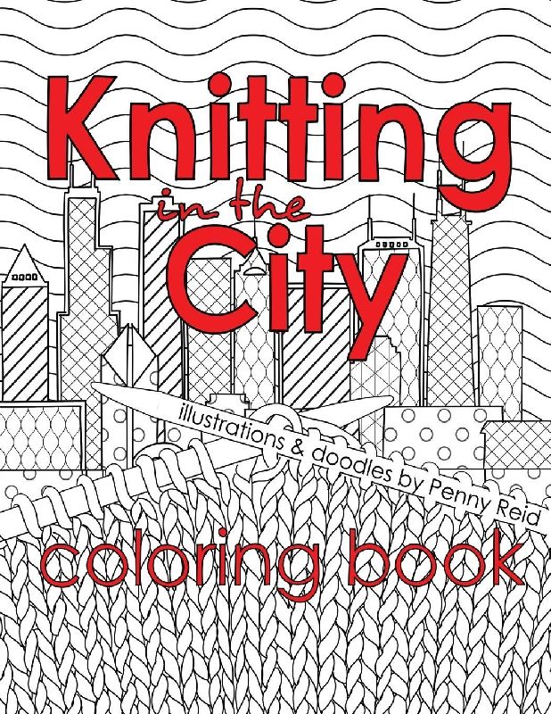 Knitting in the City Coloring Book