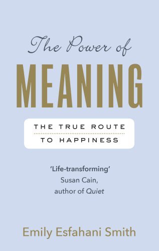 The Power of Meaning: The true route to happiness