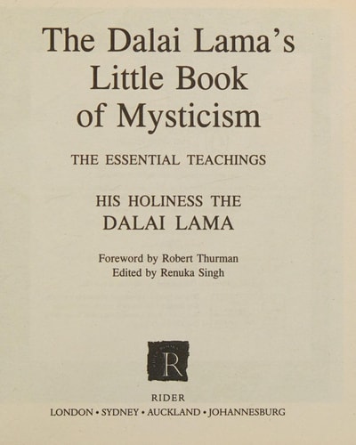 DALAI LAMA'S LITTLE BOOK OF MYSTI