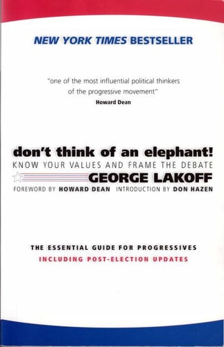 Don't Think Of An Elephant!: Know Your Values And Frame The Debate