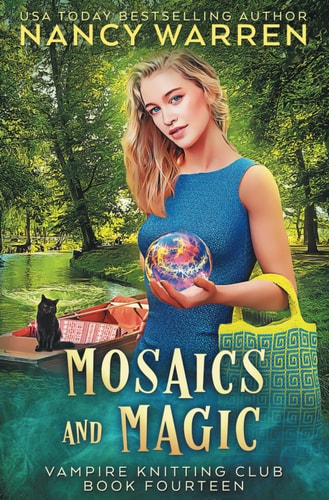 Mosaics and Magic: A Paranormal Cozy Mystery (Vampire Knitting Club, Band 14)