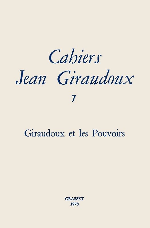 Cahiers numéro 7