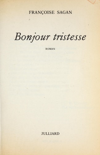 Bonjour Tristesse
