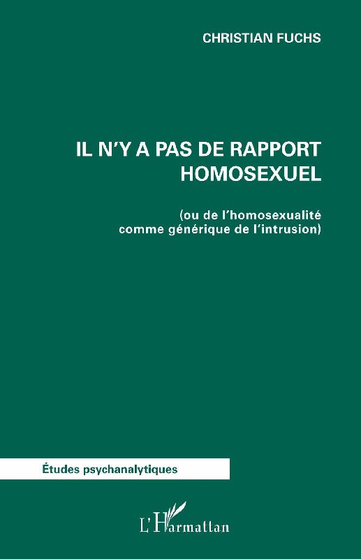 Il n'y a pas de rapport homosexuel