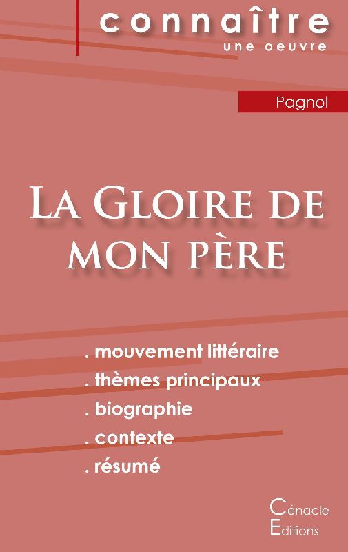 Fiche de lecture La Gloire de mon père de Marcel Pagnol (analyse littéraire de référence et résumé complet)