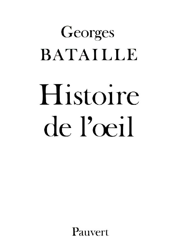 Histoire de l'oeil
