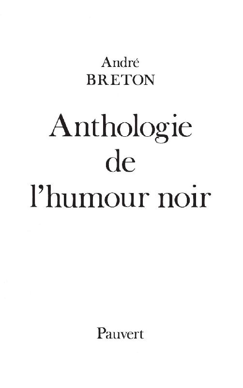 Anthologie de l'humour noir