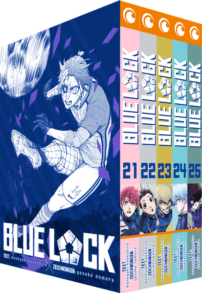 Blue Lock – Band 21-25 im Sammelschuber