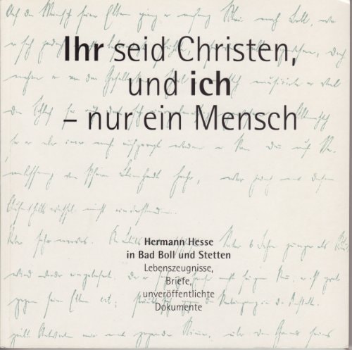 Ihr seid Christen, und ich - nur ein Mensch