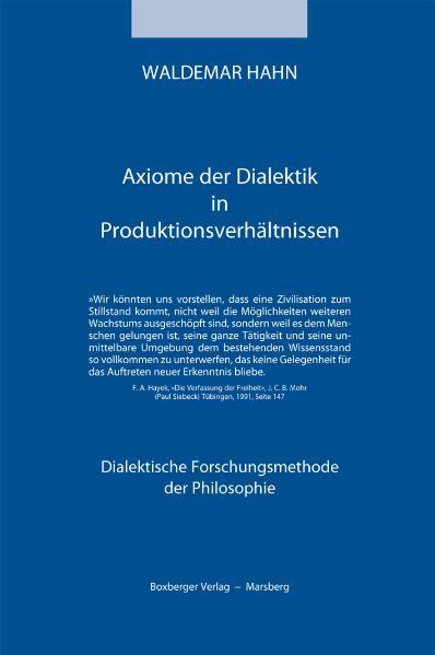 Axiome der Dialektik in Produktionsverhältnissen