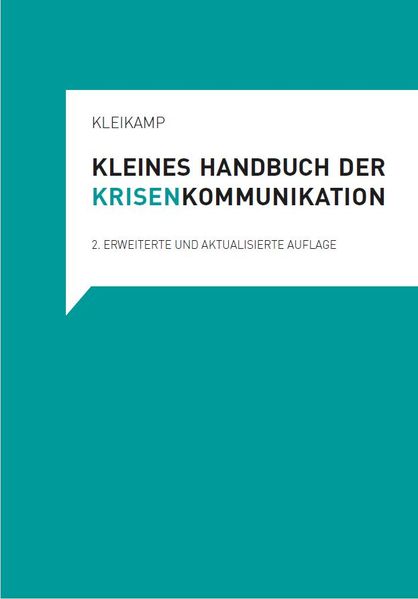 Kleines Handbuchbuch der Krisenkommunikation